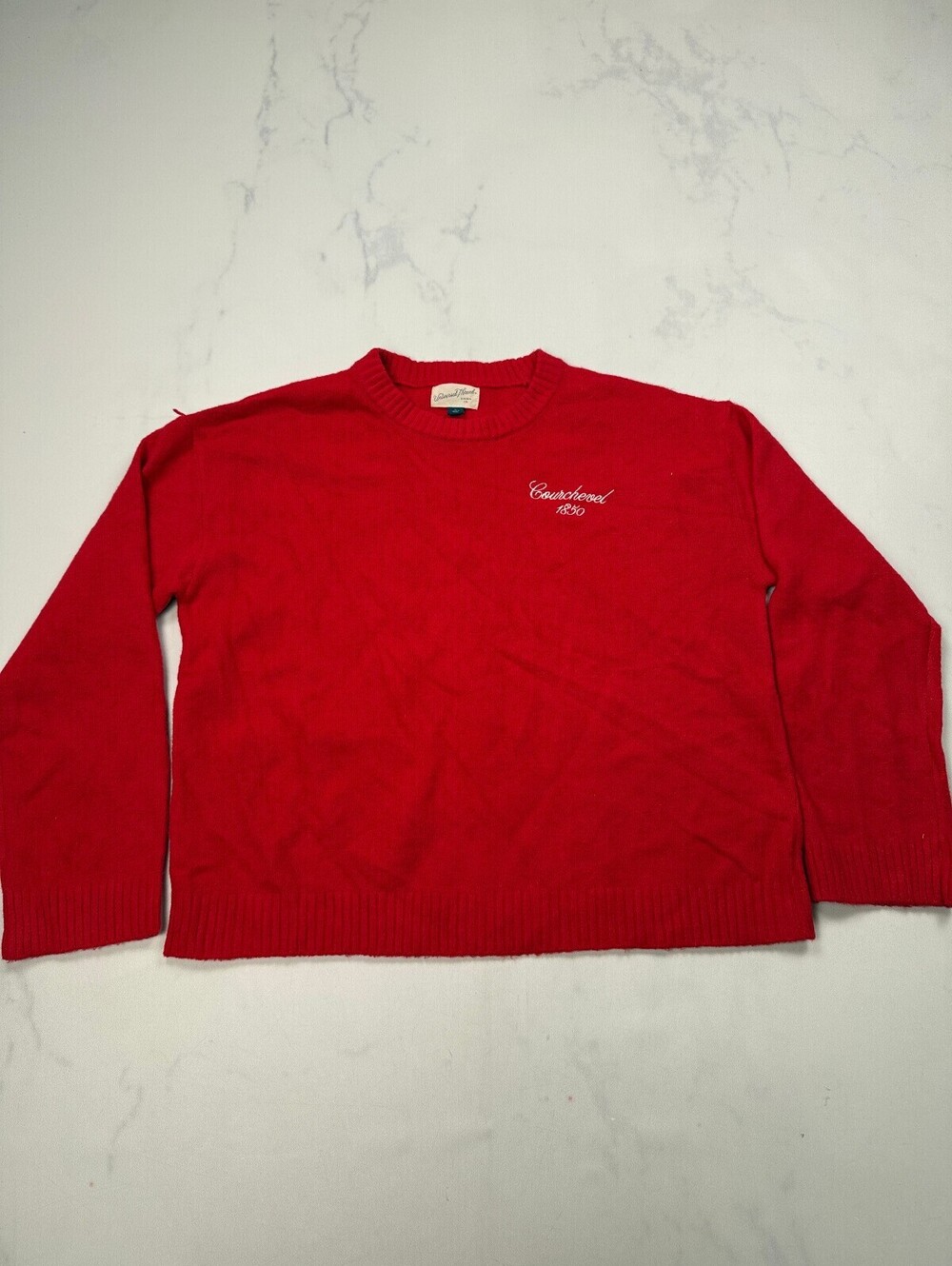 Universal Thread Cozy Pullover Red 90s VTG Timeless Off-Duty - Womens L